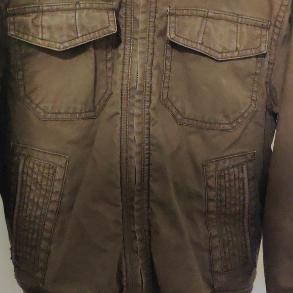 2/$25 Old Navy Hooded Jacket with Faux Fur - Picture 3 of 5